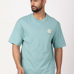 Indian Terrain Graphic Printed Round Neck Drop-Shoulder Sleeves Cotton Oversized T-shirt-picture-25