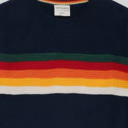 Pantaloons Junior Boys Naval Academy Color Block Sweater image 3