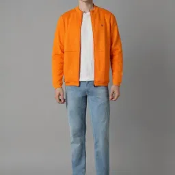 Louis Philippe Orange Regular Fit Sweatshirt image 5