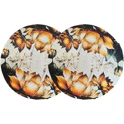 ROUGH ROAD STORE Unisex Set Of 2 Printed Round Table Placemat-picture-49