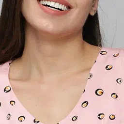 showoffff SHOWOFF Pink Printed Playsuit image 5