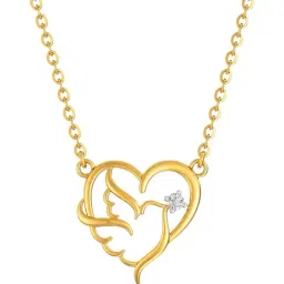 Joyalukkas 22k (916) Heart of the Dove Gold Necklace For Women-picture-44