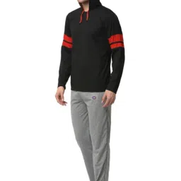 Vimal Jonney Multi Cotton Regular Fit Striped Nightwear Set image 3