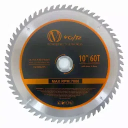 Voltz 254 mm(10 Inch) 60 Teeth Carbide-Tipped Professional Wood working Saw Blade for VZ MS-255 Miter Saws-image-49