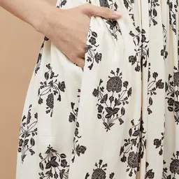 Colour Me by Melange Women Ethnic Motifs Print Fit & Flare Midi Dress image 4