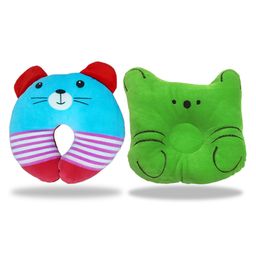 Chinmay Kids Polyester Fibre Toons & Characters Baby Pillow Pack of 2  (Sky Blue & Green)-image-71