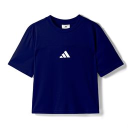 ADIDAS KIDS Half Sleeves Solid Colour T-Shirt - Navy Blue-picture-3