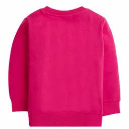 BUMZEE Full Sleeves Butterfly Placement Printed Sweatshirt - Pink image 3