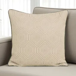 Triani Grey Geometric Square Cushion Covers image 3