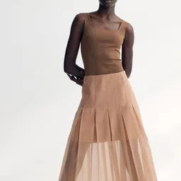 H&M Sheer Pleated Skirt-picture-19