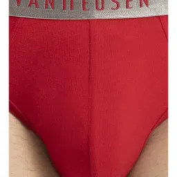 Van Heusen Red Cotton Comfort Fit Briefs image 4