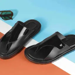 Mochi Black Thong Sandals-image-35