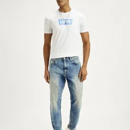 Levi's 550'92 Blue Cotton Relaxed Fit Jeans image 5
