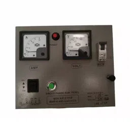 Ashirwad 1.5 HP 12 Stage Borewell Submersible Pump with Control Panel, 30m Sub Wire and Safety Cable image 2