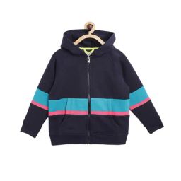 Cherry Crumble By Nitt Hyman Kids Navy Striped Hoodie-picture-29