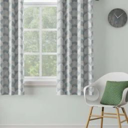 DDECOR Live Beautiful Blue Polyester 5 ft Window Curtain-picture-30