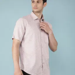 Crimsoune Club Purple Slim Fit Printed Shirt-image-21