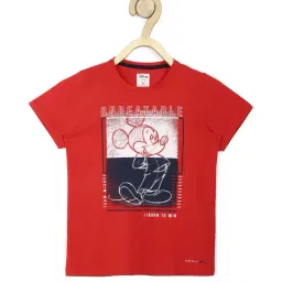 Allen Solly Junior Boys Red Printed T-Shirt-picture-12