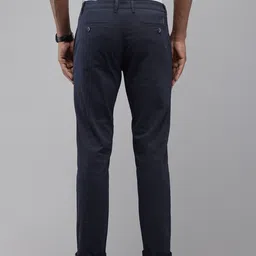 U.S. Polo Assn. Men Austin Trim Fit Checked Chinos Trousers image 5