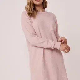 La Vie En Rose Pink Self Pattern Sleep Tee-picture-19