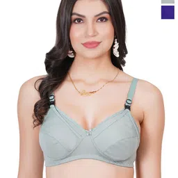 Liigne Women Pack Of 2 Full Coverage Cotton Maternity Bra-picture-22