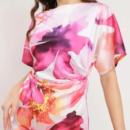 Fablestreet Multicolored Printed Casual Dress image 5