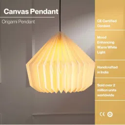 FIG Living Off-White Paper Canvas Pendant Lamp image 5