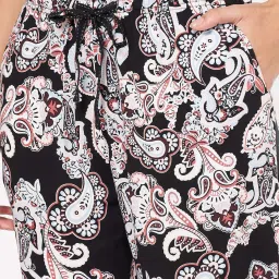 Dreamz By Pantaloons Jet Black Relaxed Fit Printed Pyjamas image 5