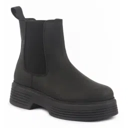 Fausto Women's Black Chelsea Boots image 3
