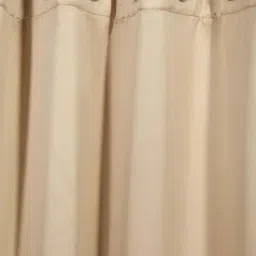 BIANCA Satin Curtain- Blocks 99% Sunlight & Reduces Noise [Eyelet Pattern]-2pc 9 Feet-plain-dk.gold image 2