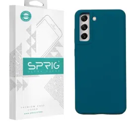 Sprig Liquid Silicone Back Cover for Samsung Galaxy S21 FE 5G (Blue)-picture-16