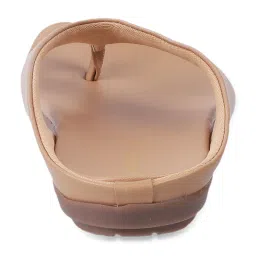 Walkway Women's Beige Toe Ring Sandals image 5