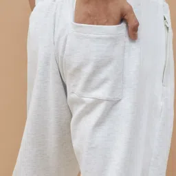 Fame Forever By Lifestyle White Relaxed Fit Printed Joggers image 5