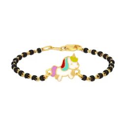 Bhima Jewels 22k (916) Yellow Gold Unicorn Bracelet for Kids-picture-19