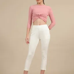 Elleven from Aurelia White Tights image 5