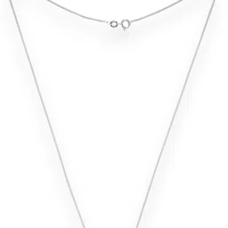 Taraash Initial Letter K 92.5 Sterling Silver Pendant with Chain image 5