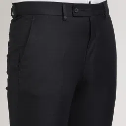 Turtle Navy Slim Fit Trousers image 5