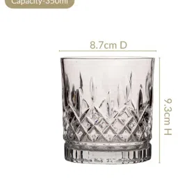 Nestasia Transparent Set of 6 Large Whiskey Glasses image 5