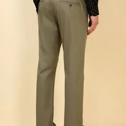 Allen Solly Men Solid Slim Fit Formal Trousers image 5