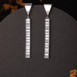 Aatmana Silver-Toned Contemporary Dangler Earrings-picture-40