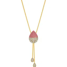 Joyalukkas 22k (916) Ethereal Dewdrop Beauty Gold Necklace For Women-picture-30