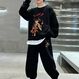 INCLUD Boys Oversized Sweatshirt With Jogger-picture-34