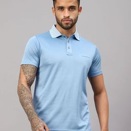 VECTOR X Men Solid Polo Collar T-Shirt-picture-26