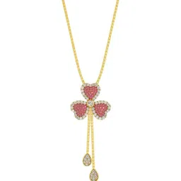 Joyalukkas 22k (916) Clover Blossom Gold Necklace For Women-image-87