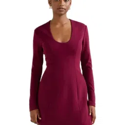 forever new Ruby Petite Long Sleeve Mini Dress-picture-29