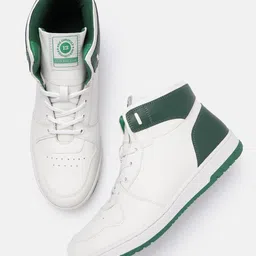HRX by Hrithik Roshan Men Club Culture Mid-Top Sneakers-image-8