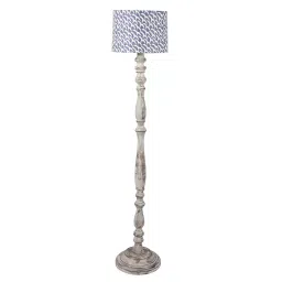 Tucasa TC-146 56.5 Inch Flocking Birds Print Floor Lamp with Metal Base-picture-20