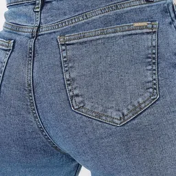 Kraus Jeans Women Straight Fit High-Rise Light Fade Jeans image 4