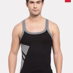 Sporto by Macho Pack Of 2 Cotton Colourblocked Gym Vest-picture-15