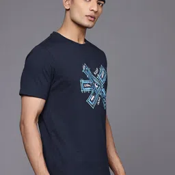 HRX by Hrithik Roshan Men Brand Logo Printed Lifestyle T-shirt image 2